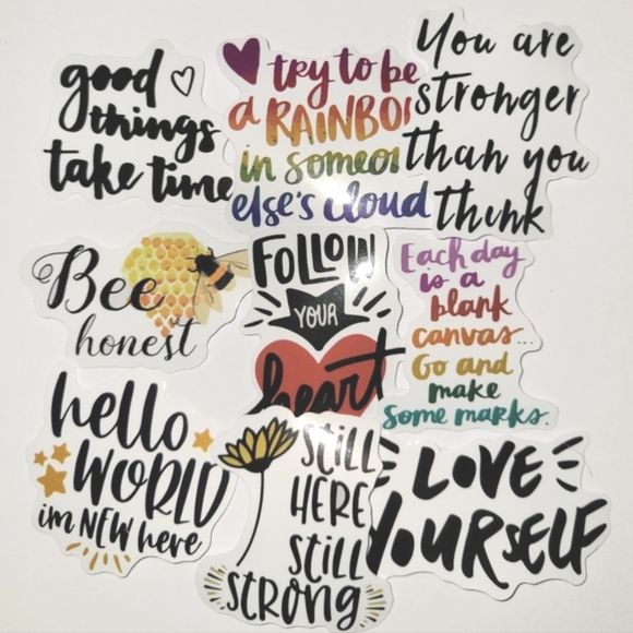 50pcs Inspirational Doodle Stickers - Picture 7 of 7